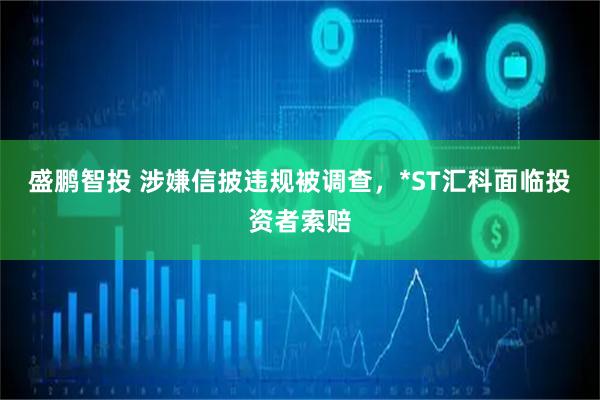 盛鹏智投 涉嫌信披违规被调查，*ST汇科面临投资者索赔
